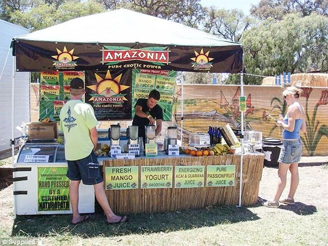 Quầy bar lưu động mà Marten dùng để khởi nghiệp.