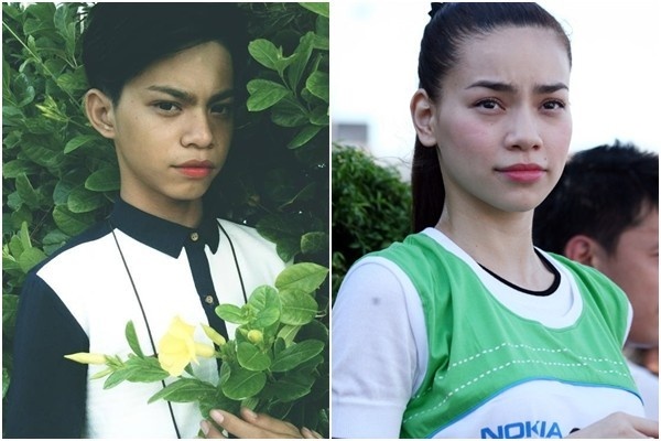 Cuối năm 2013, dân mạng xôn xao vì phát hiện cậu bé có gương mặt giống Hồ Ngọc Hà như tạc.