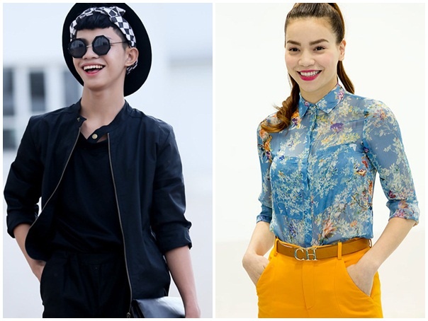 Teen boy này gây bất ngờ vì gương mặt tương đồng với nữ ca sĩ từ đôi mắt có mí dưới đầy đặn, ánh mắt mạnh mẽ, cặp chân mày hơi xếch, chiếc mũi hếch đến bờ môi đỏ cam quyến rũ.  Chàng trai này cũng là fan hâm mộ của ca sĩ Hồ Ngọc Hà.