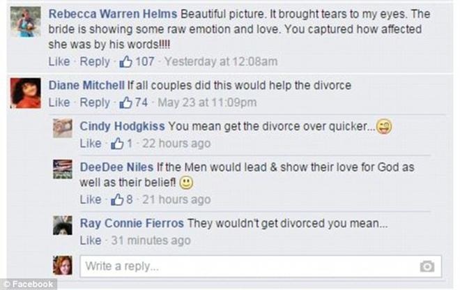 Đôi vợ chồng trẻ nhận được nhiều lời chúc phúc trên mạng xã hội.