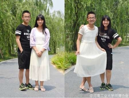 24 sinh viên này gồm cả nam và nữ, họ chia đều thành 12 cặp. Mỗi bức ảnh là một đôi nam – nữ, đầu tiên họ mặc quần áo đúng với giới tính của mình, sau đó bức ảnh thứ hai họ đã tráo đổi quần áo cho nhau. Họ đã phải mất 2 ngày mới có thể hoàn thành bộ ảnh có 1-0-2 này.