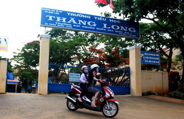 Trưởng Tiểu học Thăng Long nơi cô Quyên đang công tác.