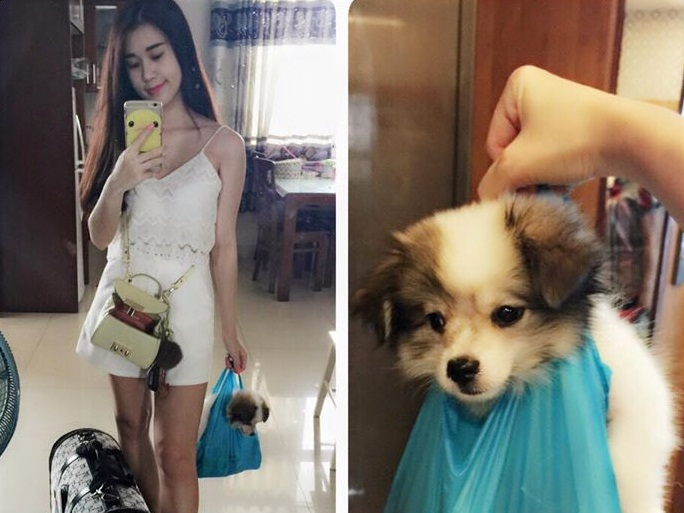 Anh Ngoc Thao xach cho trong tui ni long gay tranh cai hinh anh