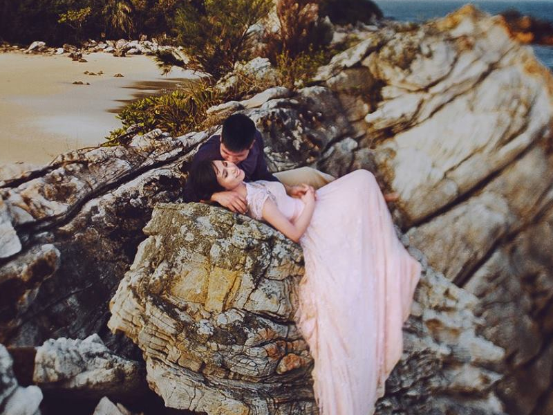 Anh cuoi tai dao ngoc cua cap doi Ha thanh hinh anh