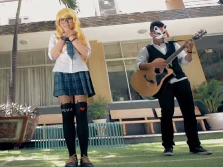 Clip nu sinh cover 'Say you do' bang tieng Nhat hinh anh