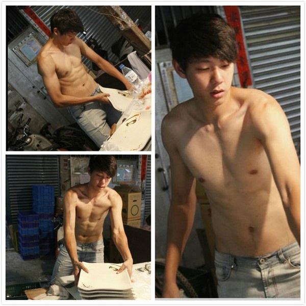 Thực ra, chàng trai làm bánh này là sinh viên ngành Thể thao của Đại học Sư phạm Quốc gia Đài Bắc. Anh cũng là thành viên chủ chốt trong đội bóng chuyền của trường nên có thân hình săn chắc. Muốn có tiền trang trải học phí, Thắng Luân đã làm thêm công việc làm bánh. Chàng sinh viên trẻ tuổi luôn vui vẻ, nhiệt tình nên quán bánh lúc nào cũng đông khách.