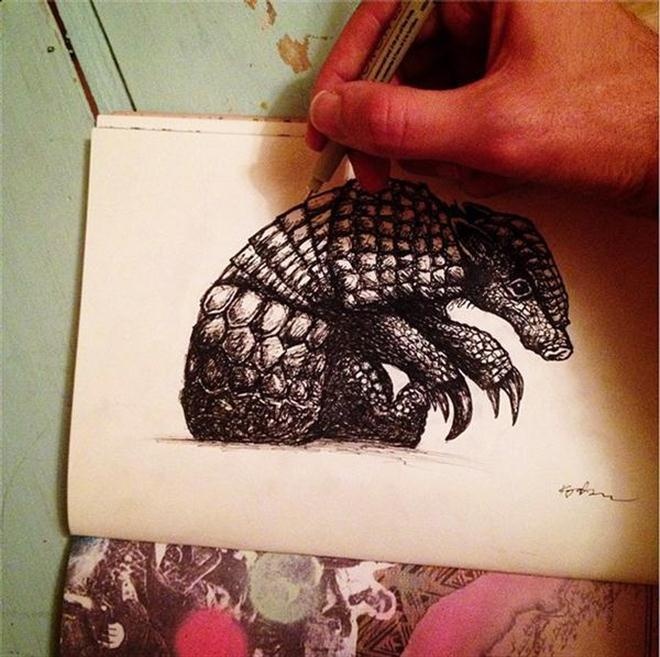 Sở dĩ anh chọn động vật để làm vì chúng mang lại cho anh niềm đang mê mãnh liệt và có thể thỏa sức sáng tạo.