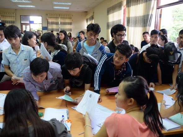 95% thi sinh ca nuoc lam thu tuc du thi hinh anh