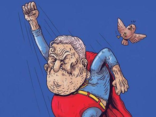 Loat tranh sieu anh hung thoi 'xe chieu' noi tieng tren mang hinh anh