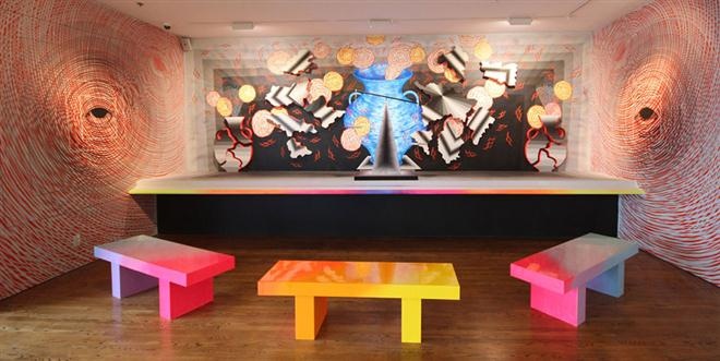 Ông Ron Nelson, giám đốc bảo tàng cho biết: “Hầu hết các tác phẩm nghệ thuật ở đây là được vẽ trên tường. Chúng bao gồm cả hội họa truyền thống và phi truyền thống”. 