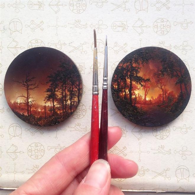 Kỷ niệm về một vụ cháy rừng ở phía Bắc của nước Đức mà tác giả từng chứng kiến.