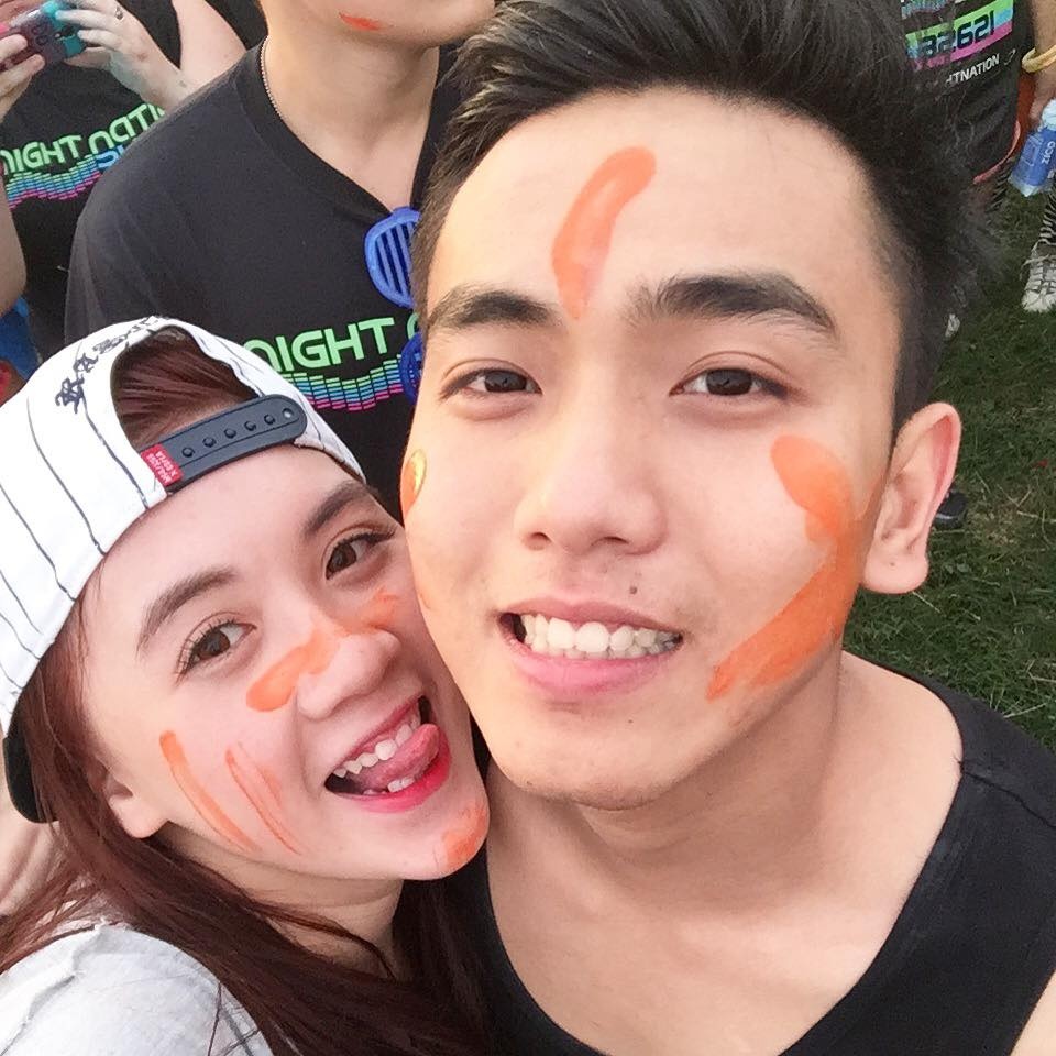 Quỳnh Như và bạn trai thường xuyên thực hiện những clip hài hước. Ảnh: NVCC