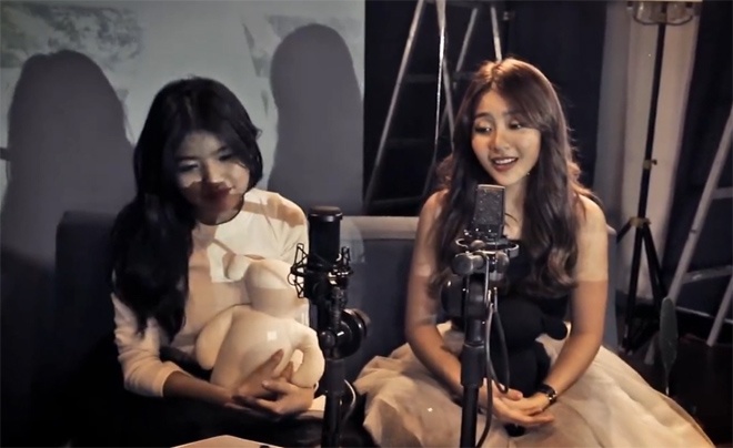 Clip Kha Ngan khoe giong hat trong ngay sinh nhat tuoi 18 hinh anh