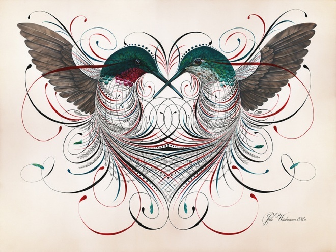 Chang trai ve tranh bang but may tre nhat the gioi hinh anh