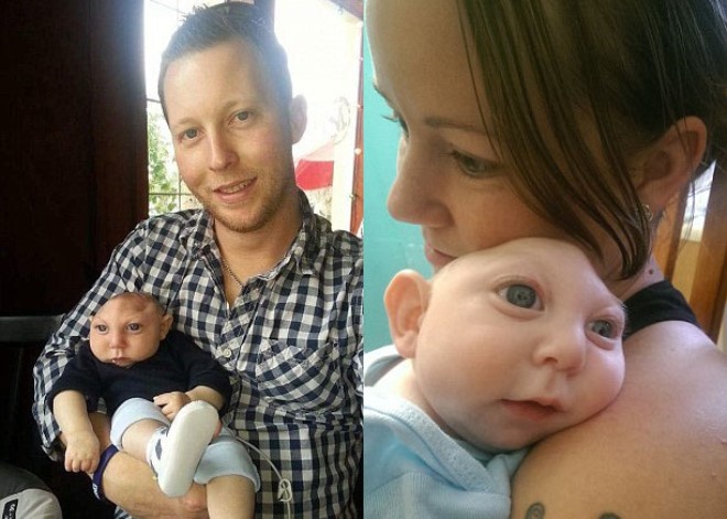 Brandon Buell (left) and wife Brittany Buell (right) stood by their Christian faith during the difficult pregnanc