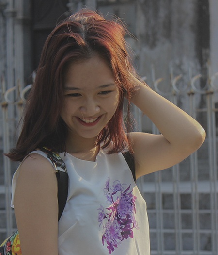 Hà Anh luôn là một học sinh giỏi nằm trong top đầu của lớp. Cô bé từng đạt giải ba 