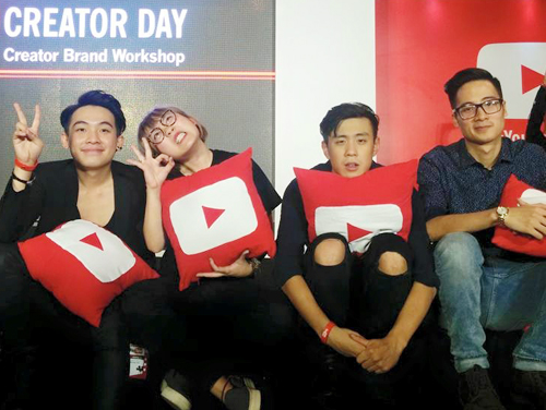 Dan vlogger dinh dam hoi ngo tai su kien cua YouTube hinh anh