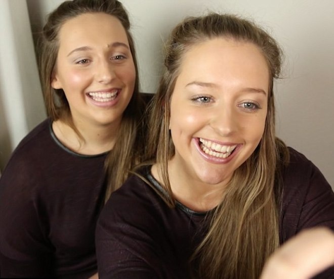 Cordelia Roberts, left, and Ciara Murphy, right