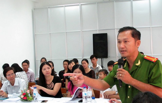 Trung tá, tiến sĩ Trần Chiến Thắng (Trường ĐH Cảnh sát nhân dân): “70 - 80% trẻ phạm tội có gia đình “có vấn đề”, không quan tâm đến con cái” - Ảnh: K.A.