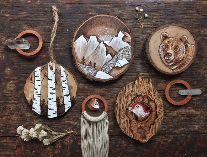 Co gai ve tranh go ti hon dep den tung chi tiet hinh anh