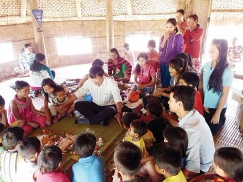 'Cai bang' tren nui hinh anh