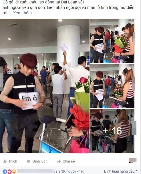 cầu hôn ở sân bay Nội Bài ảnh 1 cau hon o san bay Noi Bai anh 1