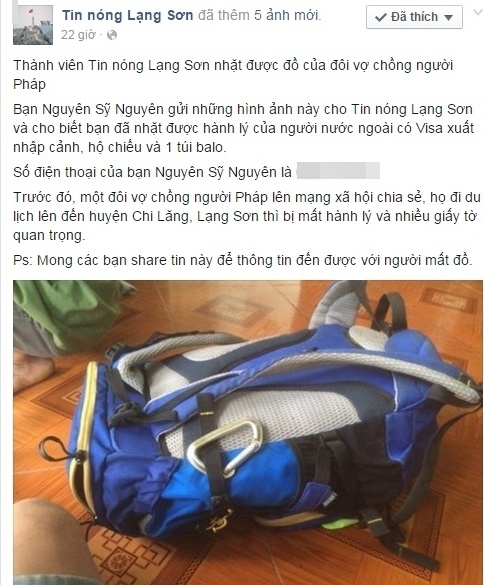 cặp người Pháp mất đồ ảnh 2 cap nguoi Phap mat do anh 2