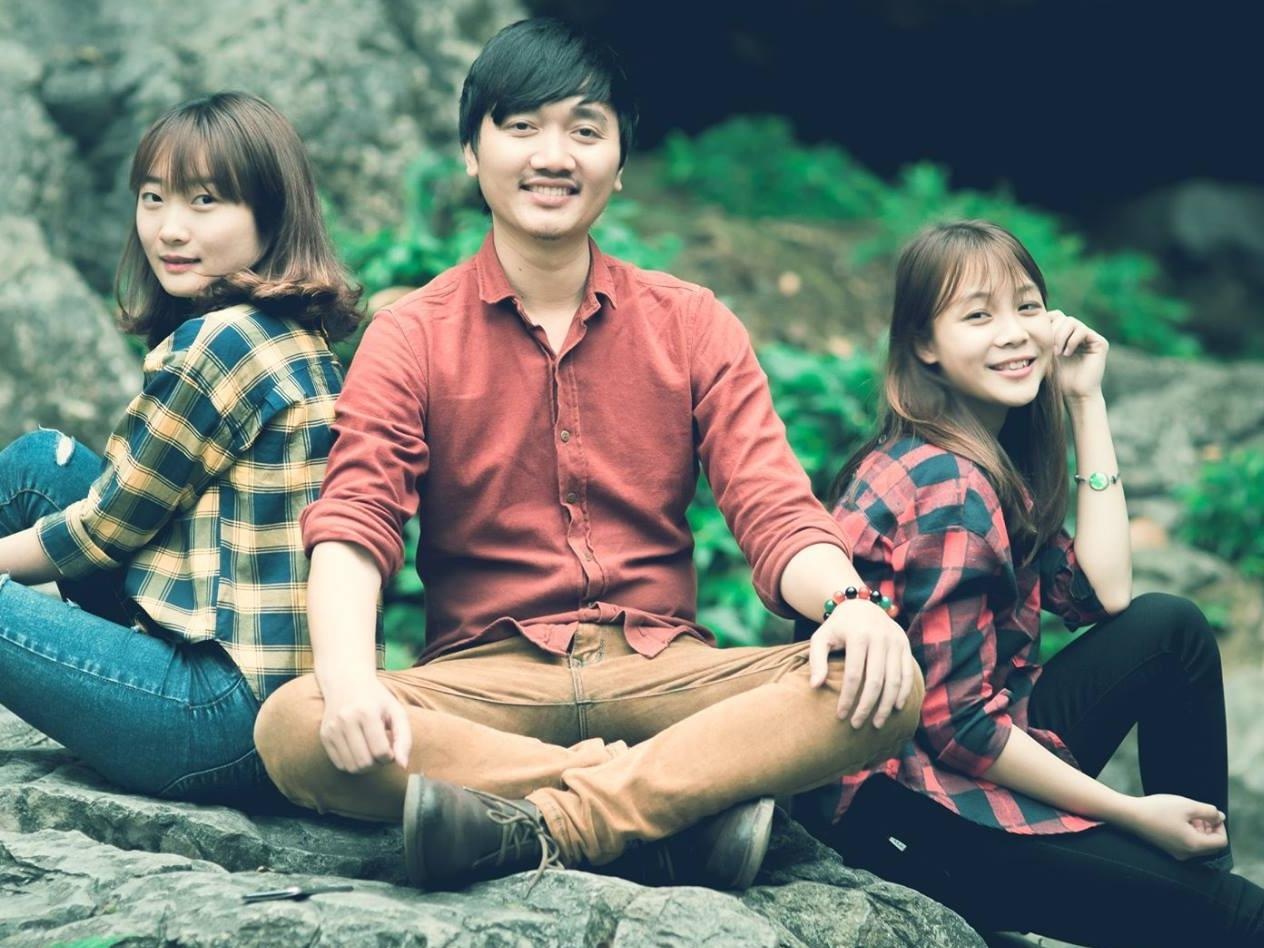 Bai cover 'Tam chu co'  cua An Bom va cac ban hinh anh