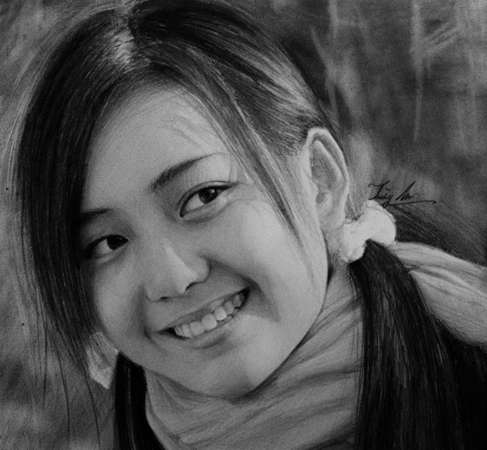 ve tranh chi mau anh 1