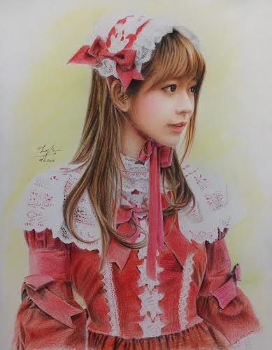 ve tranh chi mau anh 7