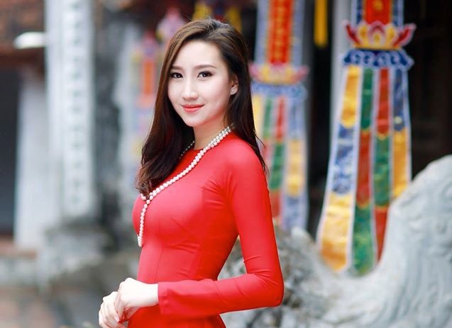 Nu sinh Lao goc Viet xinh dep anh 1