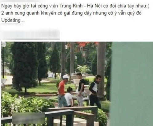 cô gái quỳ gối cầu xin bạn trai ảnh 1 co gai quy goi cau xin ban trai anh 1