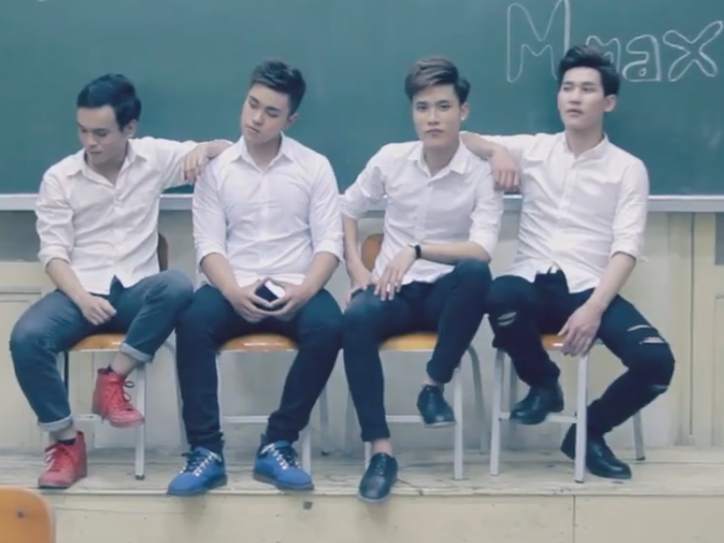 Ban mashup 9 bai hat ve tuoi hoc tro cua nhom M.Max hinh anh