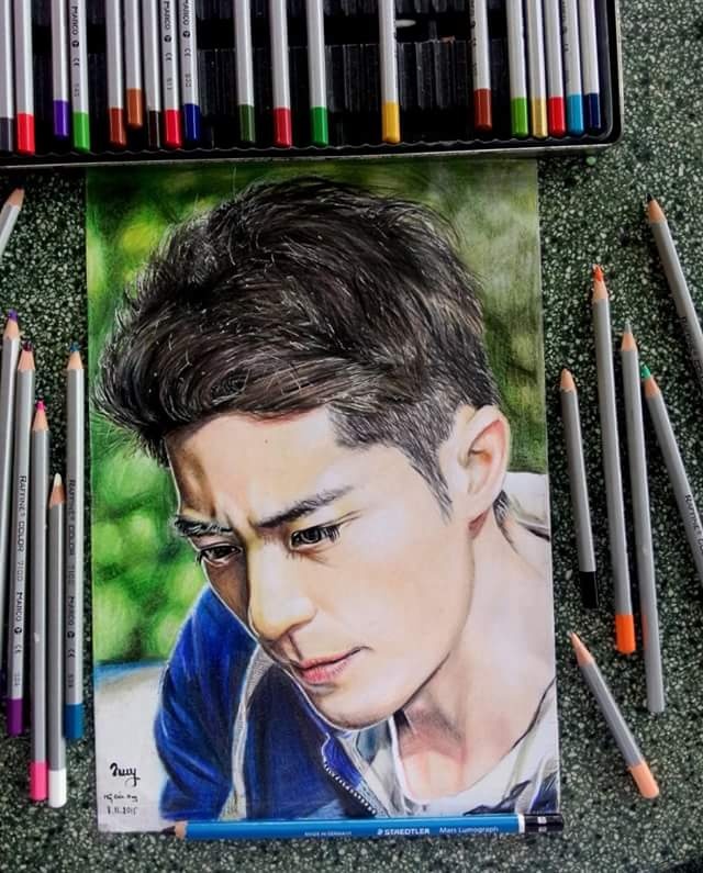 nam sinh ve tranh truyen than anh 5