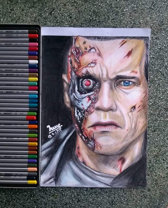 nam sinh ve tranh truyen than anh 7