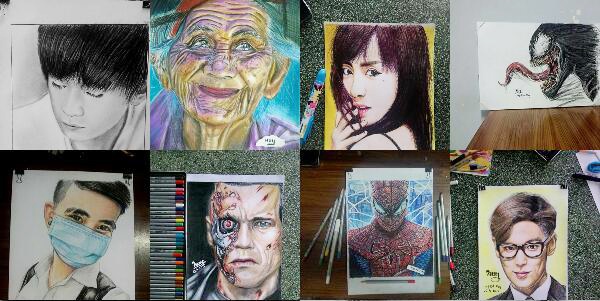 nam sinh ve tranh truyen than anh 8