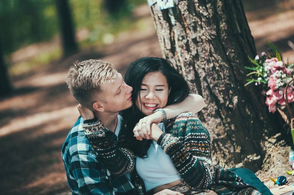 anh cuoi linh My voi co dau Viet anh 4