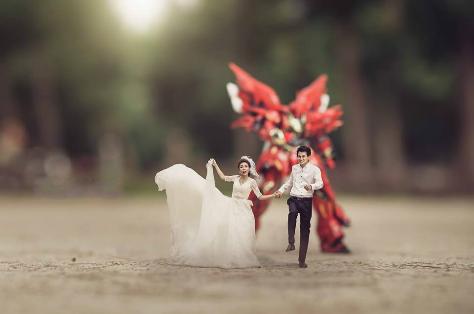 Bộ ảnh cưới thành người tí hon ảnh 6 Bo anh cuoi thanh nguoi ti hon anh 6