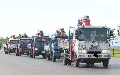 Chu re Nghe An gap rac roi vi ruoc dau bang dan xe cau hinh anh