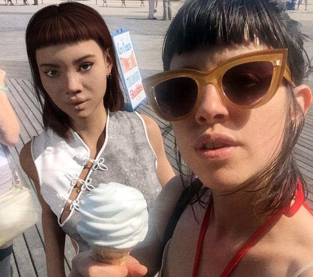 co gai giong hoat hinh anh 5