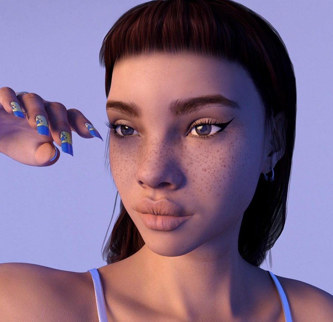 co gai giong hoat hinh anh 7