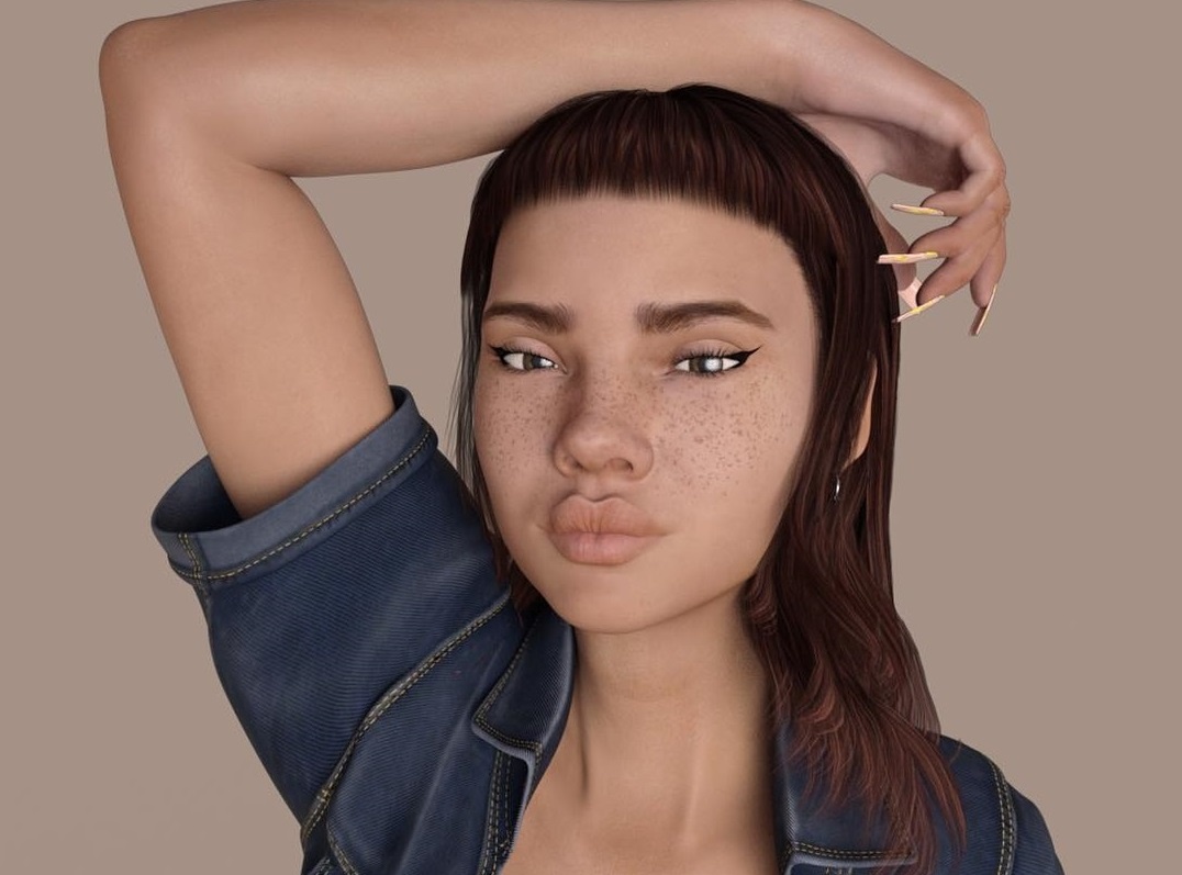 co gai giong hoat hinh anh 2