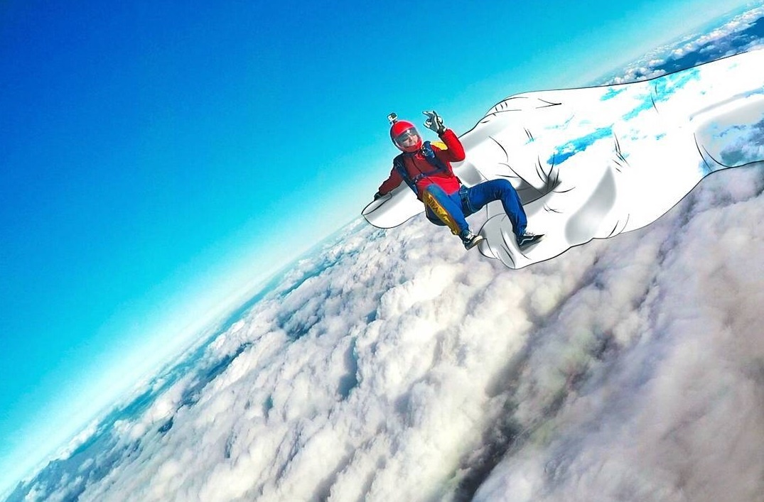 Chàng trai photoshop ảnh nhảy dù ảnh 7 Chang trai photoshop anh nhay du anh 7