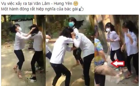 Nu sinh Hung Yen chan duong danh ban anh 1