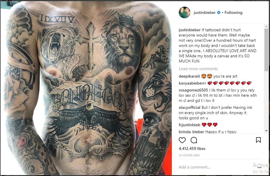 Justin Bieber xam minh anh 1