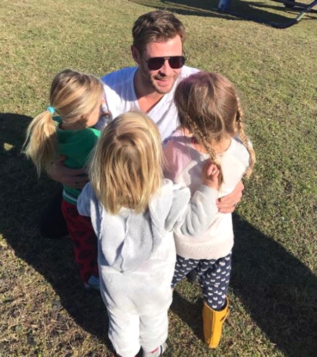 Chris Hemsworth ben cac con anh 3