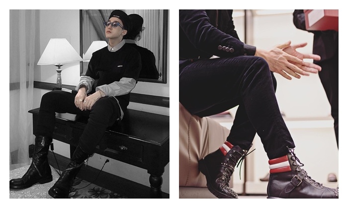 Sao nam Việt mang giày độn ảnh 4 Sao nam Viet mang giay don anh 4