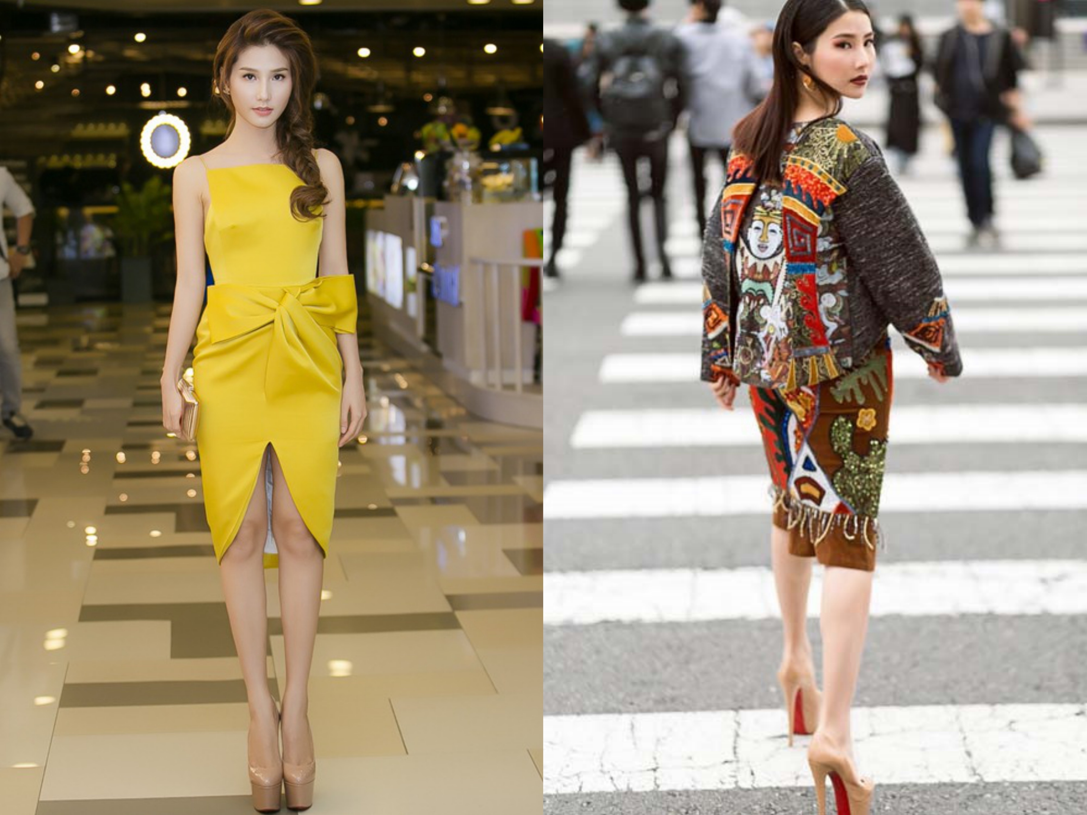 Nha Phuong mang giay cao got anh 6