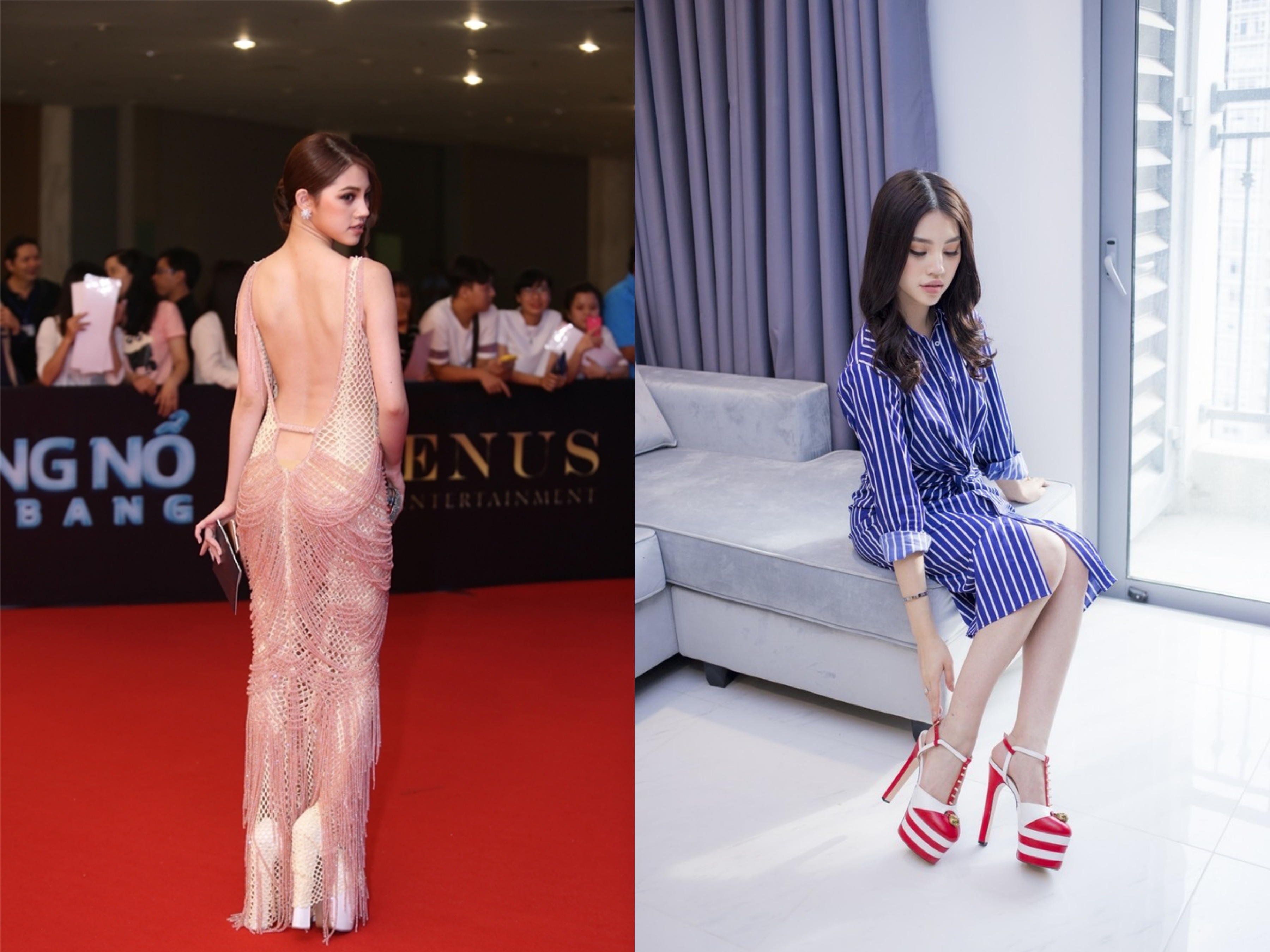 Nha Phuong mang giay cao got anh 8