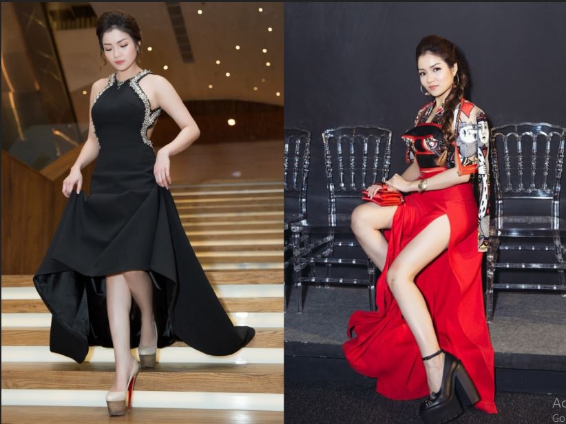 Nha Phuong mang giay cao got anh 4